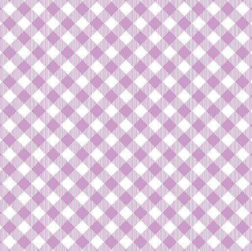 Enjoy The Ride Gingham Plaid Purple Yardage