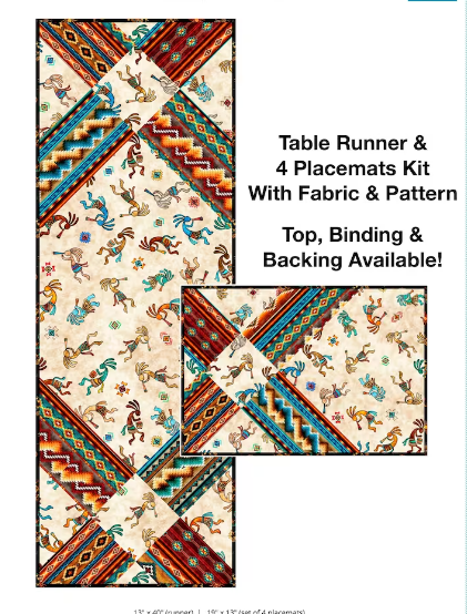 Table Crossings Runner + Placemats Kit