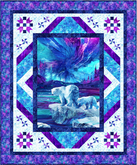 Awesome Sky 62x74" Quilt Kit