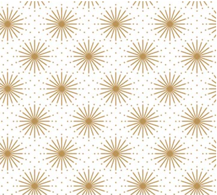 Shimmer Sparkle Starburst White Yardage