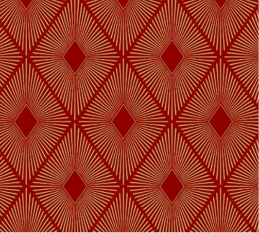 Shimmer Sparkle Diamond Red Yardage