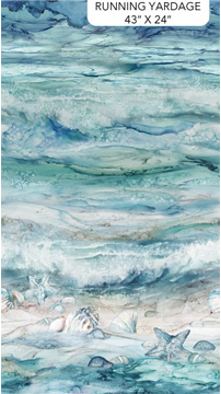 Sea Breeze Ombre Pale Blue Multi Panel