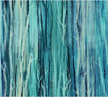 Cedarcrest Falls Twig Texture Medium Teal Yardage