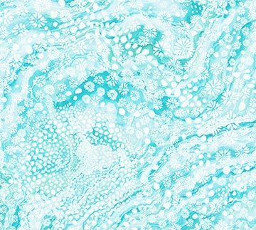 Palm Beach Lagoon Texture Turquoise Fabric