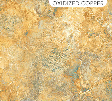 Stonehenge Gradations II Quartz Oxidized Copper Light Fabric