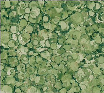 Midas Touch Bubble Texture Green Yardage