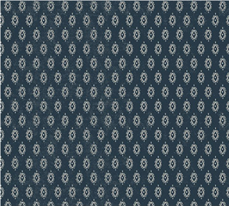 Wabi Diamonds Navy Fabric