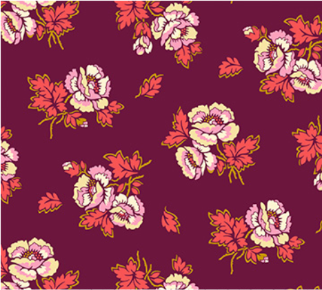 Wild Abandon Unbound Plum Yardage