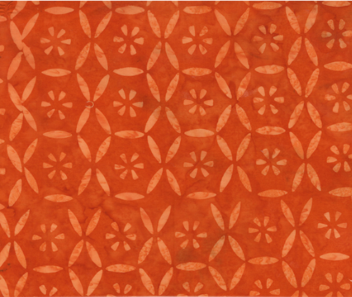 JDJ Dutchy Blues Patchwork Orange Fabric