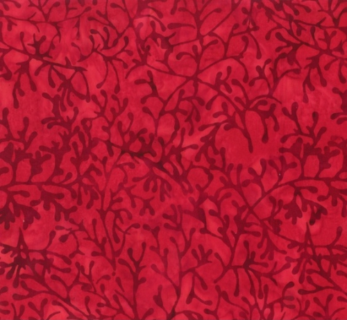 JDJ Jewel Branches Red Fabric