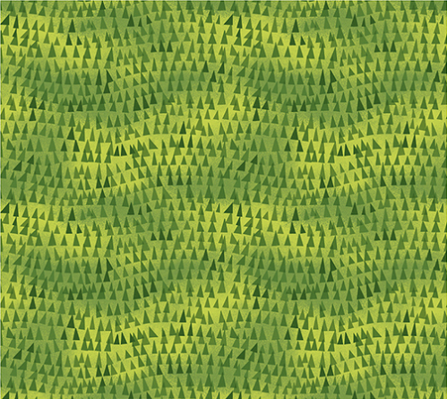 Wild North Triangle Tops Leaf Yardage