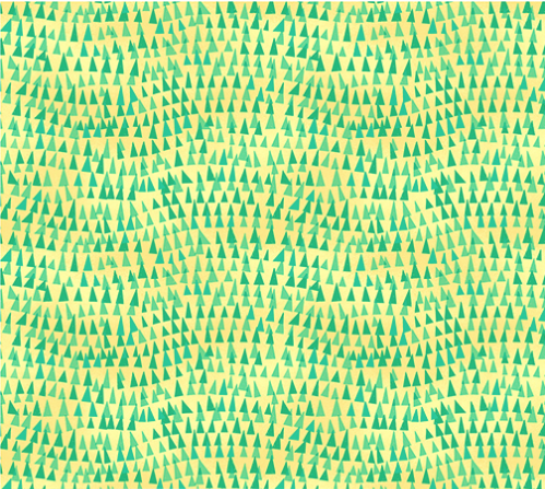 Wild North Triangle Tops Pale Yellow Yardage