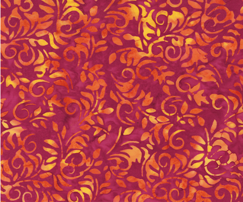 Summer Days Vines Raspberry Fabric