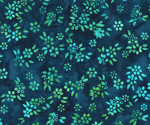 Summer Days Petals Navy Fabric