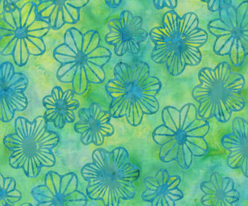 Soft Spring Lilypad Spritz Fabric