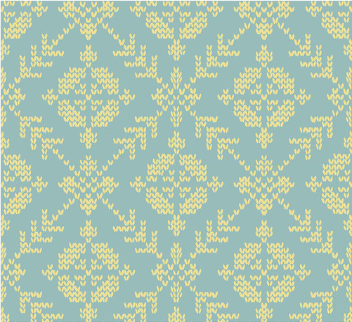 Good Gracious Fair Isle Sky Fabric