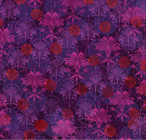 Grace Fearless Aubergine Fabric