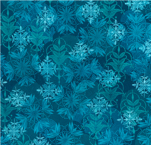 Grace Serene Peacock Fabric