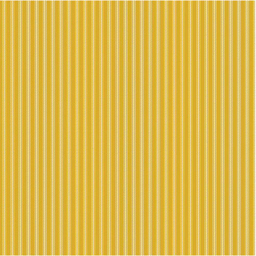 Stitching Housewives Stripes Ticking Stripe Gold/White Fabric