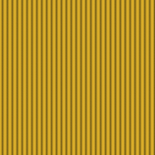 Stitching Housewives Stripes Ticking Stripe Gold/Black Fabric