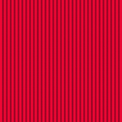 Stitching Housewives Stripes Ticking Stripe Red/Black Fabric