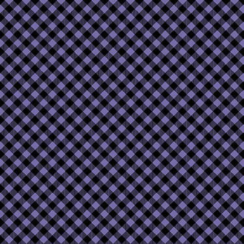 Chelsea's Checks Small Bias Check Purple/Black Fabric