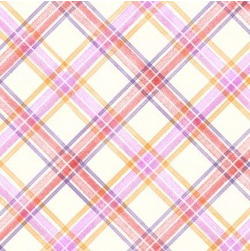 Notting Hill Pastoral Plaid Pink Fabric