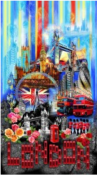 City of London City of London Border Multi Fabric