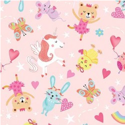 Baby Love Princess Toys Pink Fabric