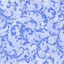 Hydrangea Dreams Spring Scroll Delft Yardage