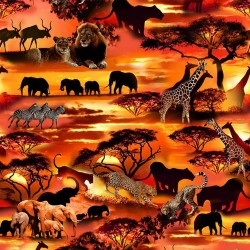 Serengeti Plains On Safari Sunshine Yardage