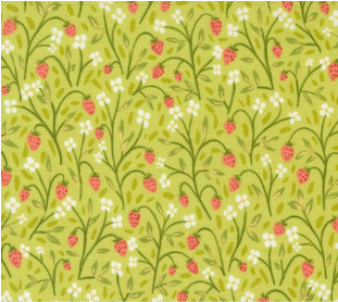 Kindred Strawberry Meadow Florals Meadow Fabric