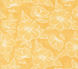 Kindred Golden Poppy Florals Sunshine Fabric