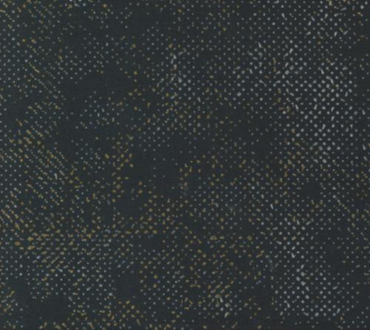 Shimmer Metallic Spotted Basics Ebony Yardage