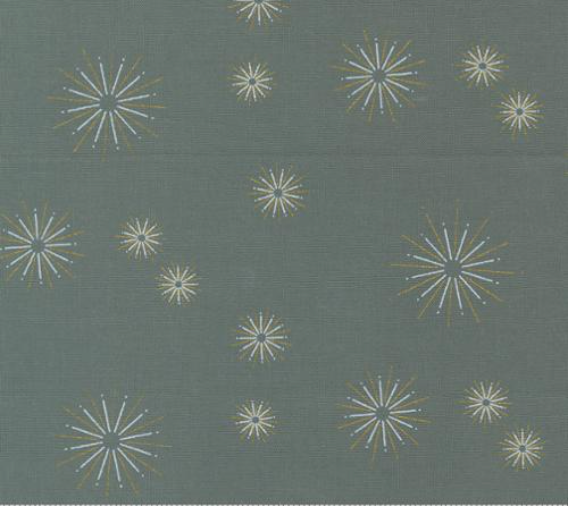 Shimmer Metallic Stars Blenders Stars Modern Smoke Yardage