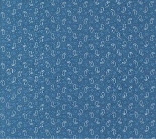 Denim & Daisies Petite Paisleys Blenders Denim Yardage