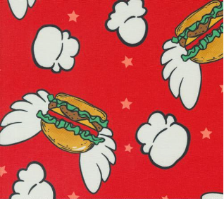 Snack Shack Cheeseburger In Paradise Novelty Ketchup Fabric
