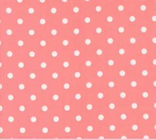 Coriander Colors Big Dots Pink Fabric