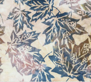 Blue Ridge Batiks Leaf Misty Yardage