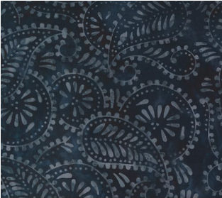 Blue Ridge Batiks Paisley Midnight Yardage