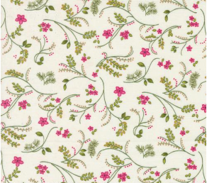 In Bloom Spring Imprint Small Floral Magnolia Yardage