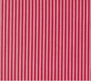 Dear Santa Stripes Crimson Fabric