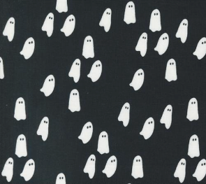 Noir Wandering Ghost Midnight Ghost Fabric