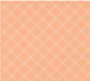 Flower Girl Woven Checks and Plaids Peachy Fabric