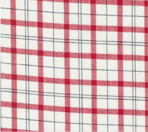 Panache Plaids Stripes Wovens White Red Black Fabric