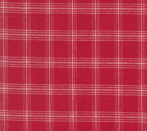 Panache Plaids Wovens Red White Fabric