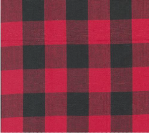 Panache Checks Wovens Red Black Fabric