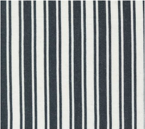 Panache Large Stripes Wovens White Black Fabric