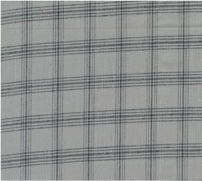 Panache Checks Wovens Grey Black Fabric