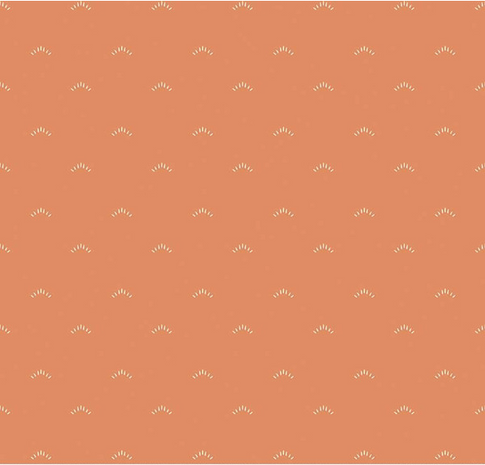 Garden Dreams Shimmer Terracotta Yardage